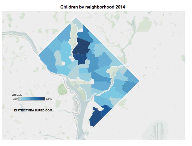 Children by neighborhood 2014